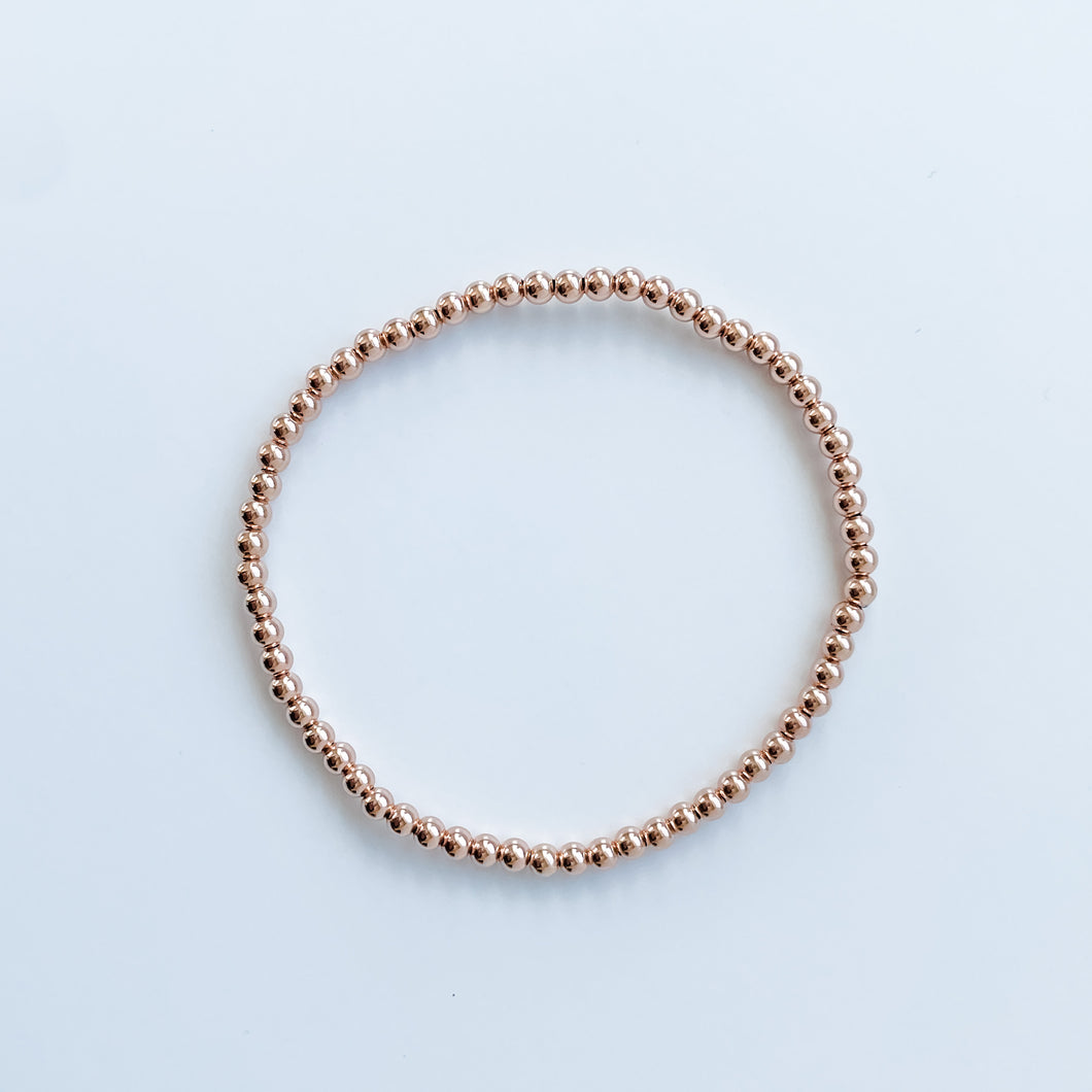 Rose Gold Bracelet • 3mm