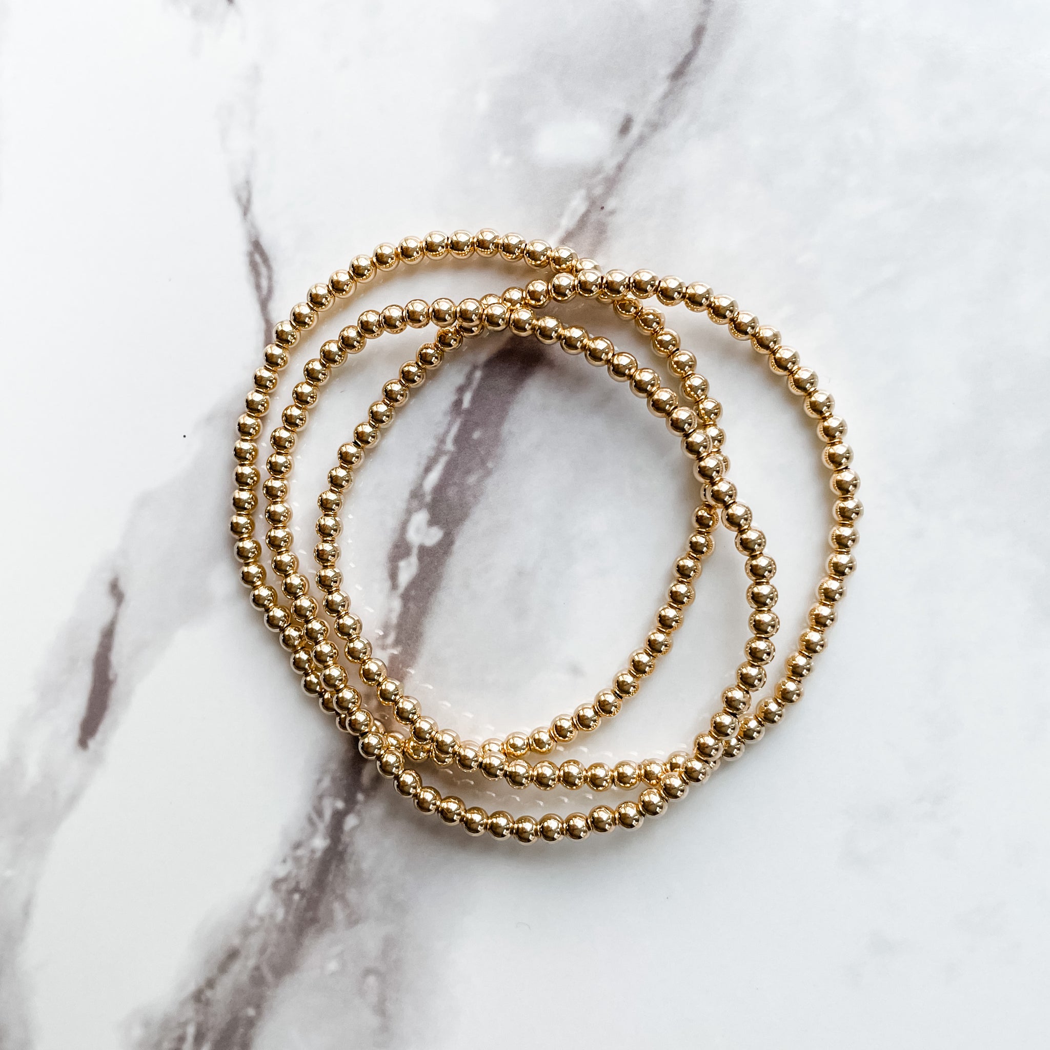 14k Gold Bracelet (For Kids) • 3mm – Halsey Handmade