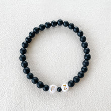 Load image into Gallery viewer, Matte Black Onyx Bracelet • 6mm
