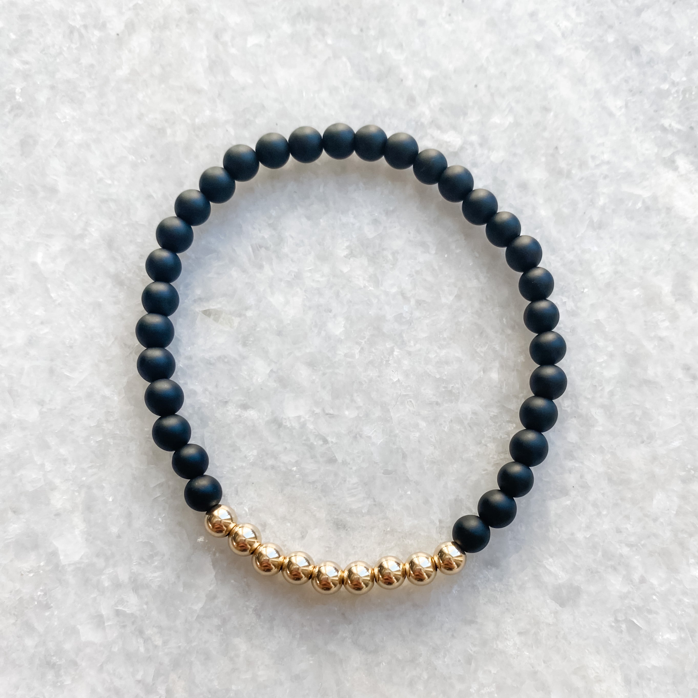 99 Black bead bracelet ideas  black beaded bracelets, black beaded  jewelry, gold jewelry fashion