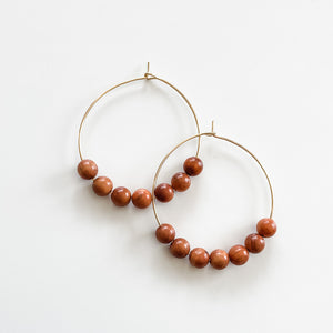 Hoop Earrings • Rosewood